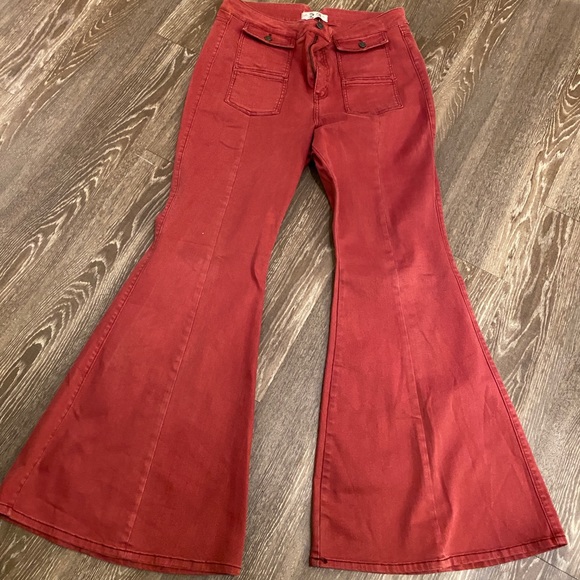rust bell bottoms